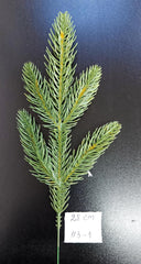 Crenguțe Artificiale de Brad Verde - 28cm, 10/set