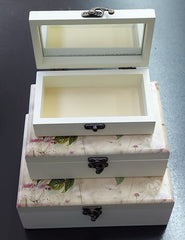 Cutii din lemn 3/set DR080