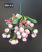 Buchet Bogat cu Boboci de Trandafiri roz 30cm – Flori Artificiale Decorative