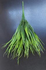 Iarbă decorativă artificială – mănunchi cu frunze lungi, verde natural