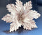 Crăciunițe artificiale roz-pudrat – flori decorative elegante 10/set