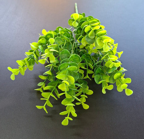 Verdeață artificială decorativă cu frunze rotunjite, 33cm – aspect natural
