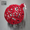 Set 10 ornamente de Crăciun – Globuri bordo decorative - 10cm