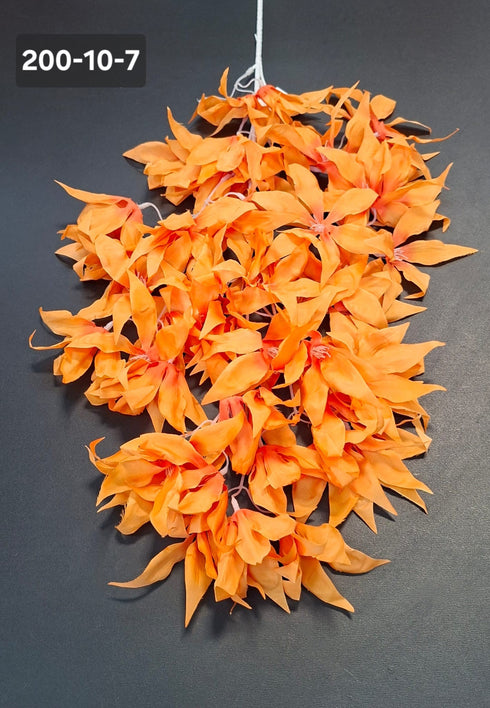 Ramură decorativă artificială portocalie - 90cm