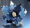 Crăciunițe artificiale bleumarin – flori decorative lux 10/set