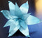 Flori Crăciun artificiale bleu 10/set – flori decorative iarnă