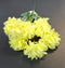 Buchet artificial cu dalii galbene, 35cm