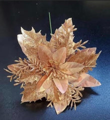 Crăciuniță decorativă bronz elegant – set 24 bucăți