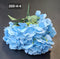 Buchet cu hortensii artificial bleu din material textil - 42cm