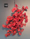 Ramură artificială decorativă - 82cm flori roșii