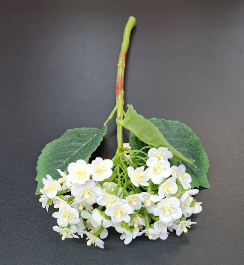 Fir Hortensie artificială alba – 32cm