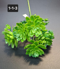 Buchet suculentă artificială verde - 35cm