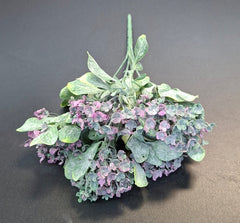 Ramură decorativă artificială cu flori mov 30cm