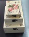 Cutii din lemn 3/set DR077