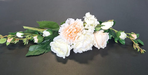Aranjament Floral Artificial Premium Crem-Ivoire 60cm