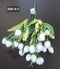 Buchet Bogat cu Boboci de Trandafiri albi 30cm – Flori Artificiale Decorative