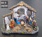 Iesle Nașterea Domnului cu figurine colorate - 28x20cm