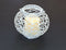 Felinar decorativ crem din metal cu lumânare LED – model rotund elegant