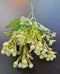 Verdeață artificială decorativă cu bobițe verde-crem, 35cm – aspect natural