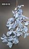 Ramură decorativă artificială albastru deschis - 102cm cu flori delicate
