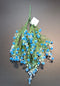 Buchet floarea miresei din plastic albastru – decor artificial 33cm