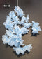 Ramură decorativă artificială bleu - 90cm