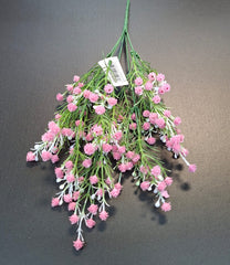 Buchet floarea miresei din plastic roz – decor artificial 33cm