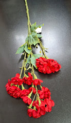 Ramură salcâm artificial rosu – 80cm