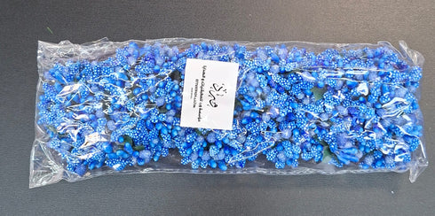 Flori din plastic - Stamine 144/set albastru