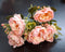 Buchet trandafiri artificiali roz 30cm – flori elegante