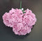 Buchet cu hortensii artificiale roz, flori mari 52cm