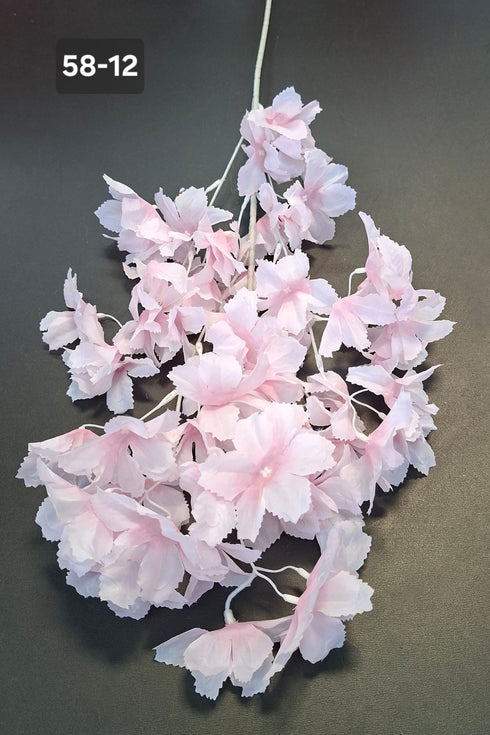 Ramură decorativă artificială roz pal - 90cm