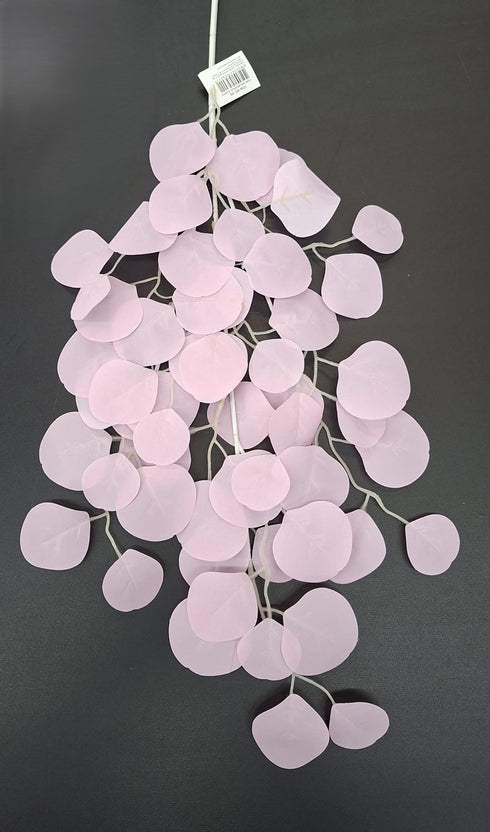 Eucalipt Artificial Roz Deschis 60cm – Set 12 Fire Decorative