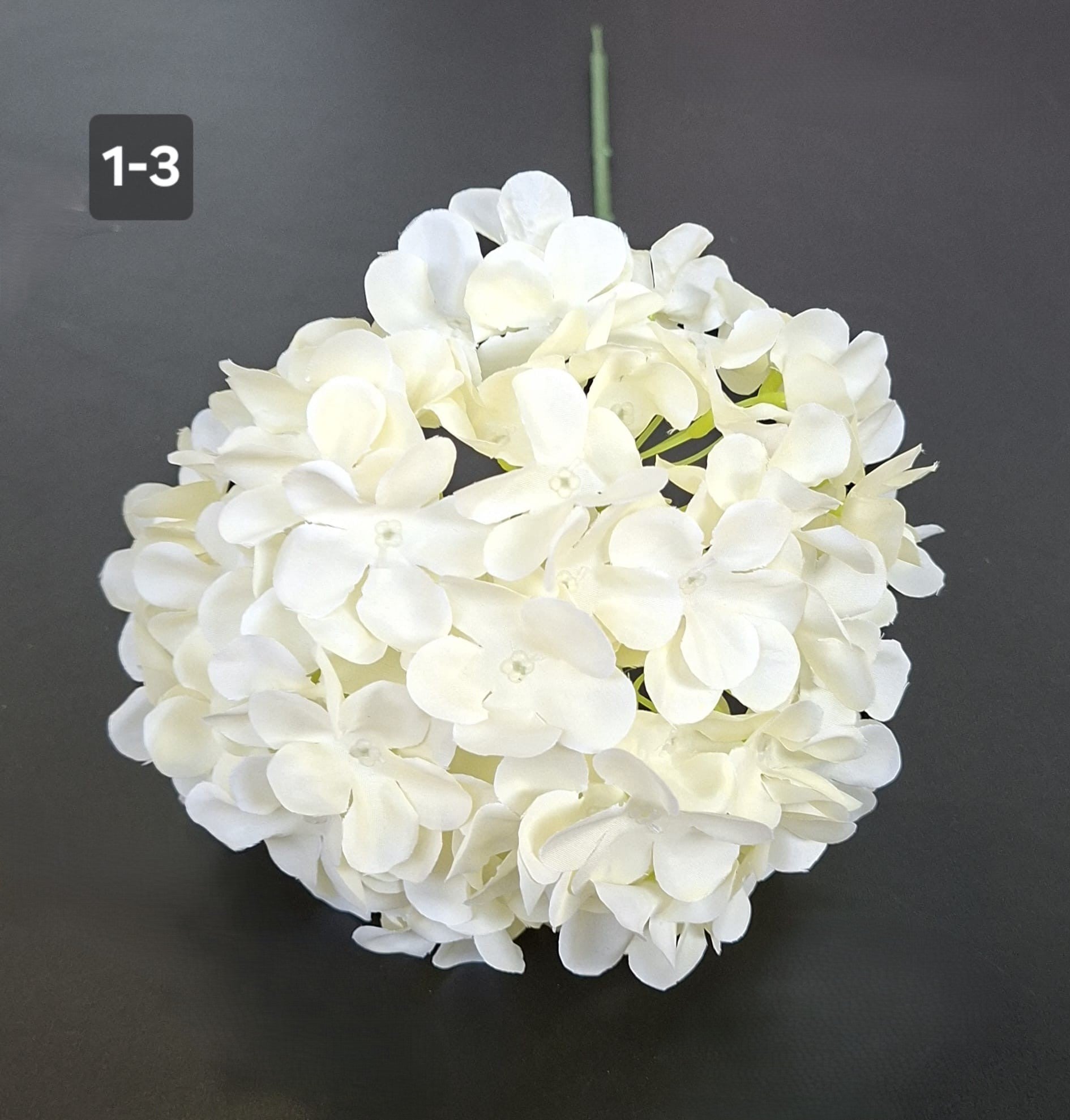 Fir Hortensie artificială ivory - 70cm