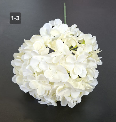 Fir Hortensie artificială ivory - 70cm