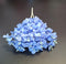 Buchet flori artificiale wisteria albastra – 45cm aspect natural, elegant