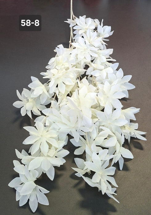 Ramură decorativă artificială crem - 110cm