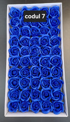 Trandafiri pasta de sapun sapun, 5cm, cutie 50 buc