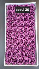Trandafiri pasta de sapun sapun, 5cm, cutie 50 buc