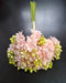 Buchet artificial frezii roz pal – 35 cm, flori textile decorative