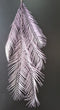 Frunză Decorativă Artificială 104cm Mov Deschis – Ramură Tip Palmier Elegantă