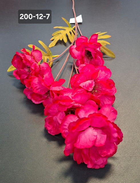 Ramură decorativă artificială fucsia - 77cm