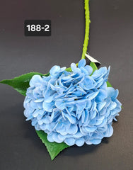 Fir hortensie artificială Real Touch albastru deschis – 48cm