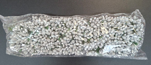 Flori din plastic - Stamine 144/set gri
