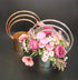 Suport auriu/argintiu din metal – 38cm elegant și decorativ