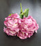 Buchet cu Hortensii mov prafuit– Flori Artificiale Elegante din Material Textil