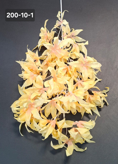 Ramură decorativă artificială galben pal - 90cm