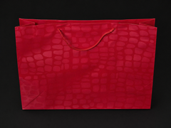Set 12 Pungi cadou din carton roșie - 43x32cm - 12/set