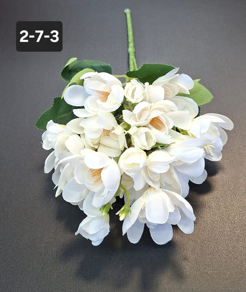 Flori artificiale de salcâm alb-crem – 32cm