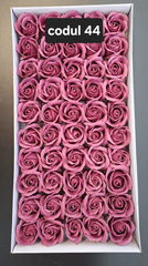 Trandafiri pasta de sapun sapun, 5cm, cutie 50 buc